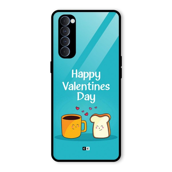 Valentine Proposal Glass Back Case for Oppo Reno4 Pro