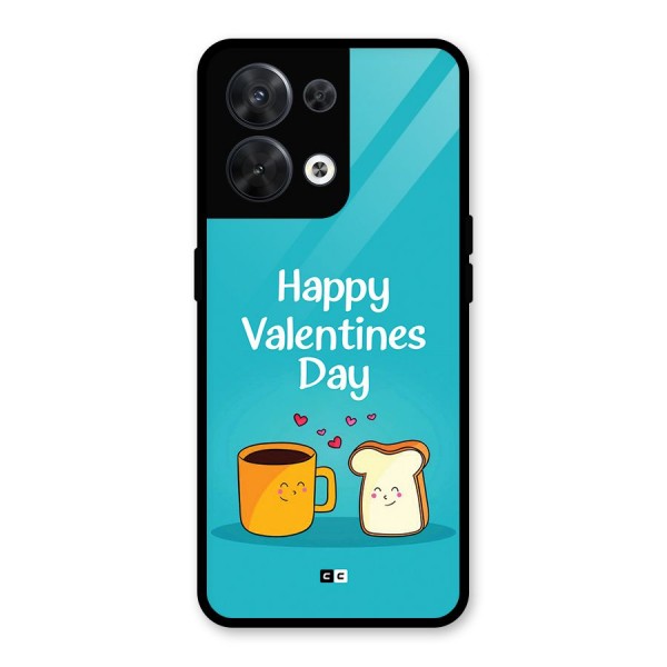 Valentine Proposal Glass Back Case for Oppo Reno8 5G