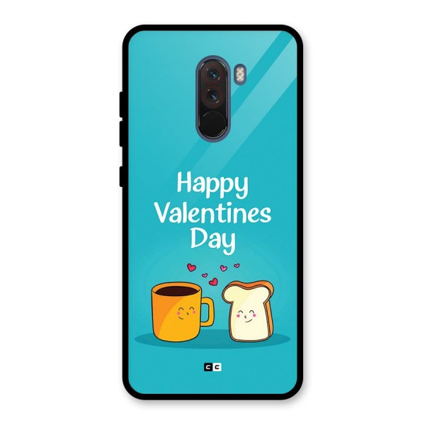 Valentine Proposal Glass Back Case for Poco F1