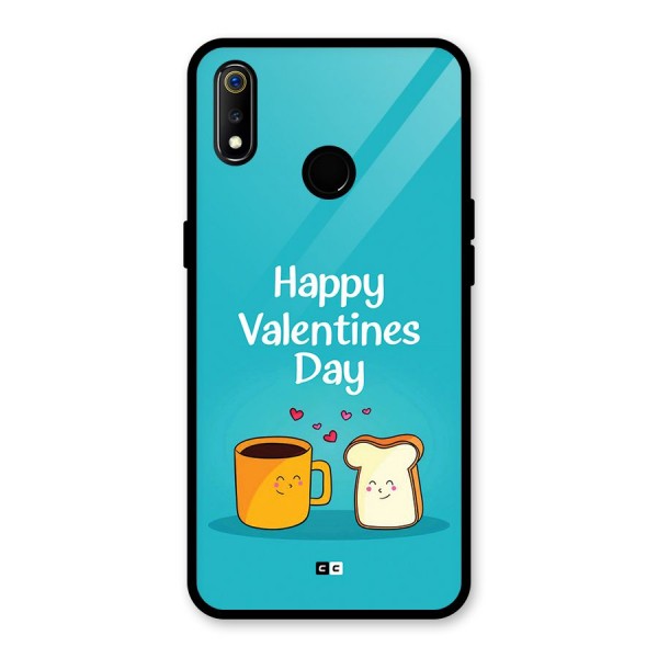 Valentine Proposal Glass Back Case for Realme 3