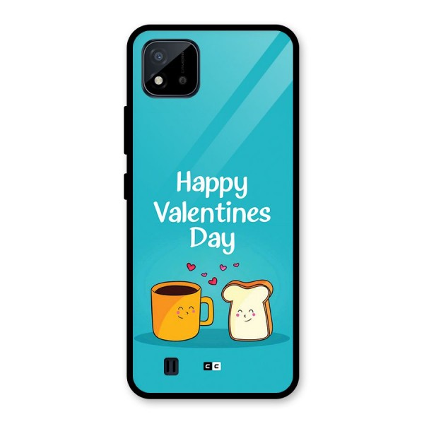 Valentine Proposal Glass Back Case for Realme C11 2021