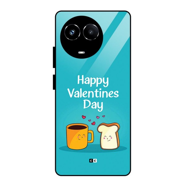 Valentine Proposal Glass Back Case for Realme Narzo 60X