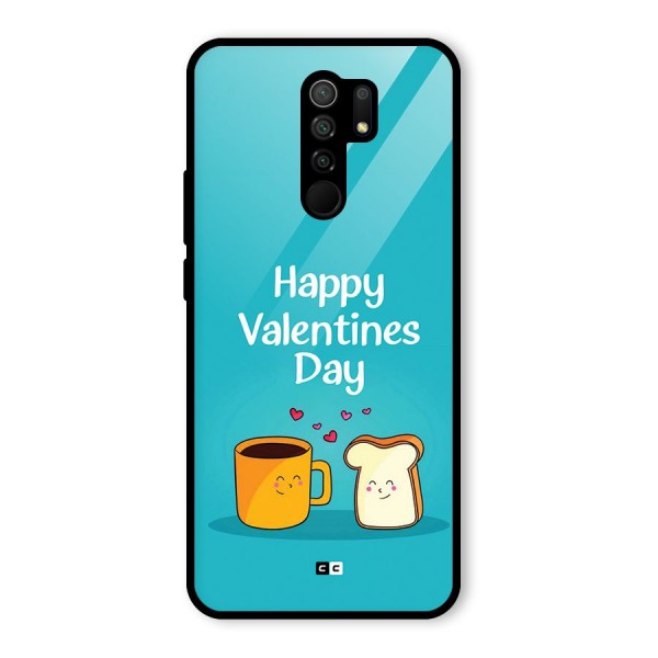 Valentine Proposal Glass Back Case for Redmi 9 Prime