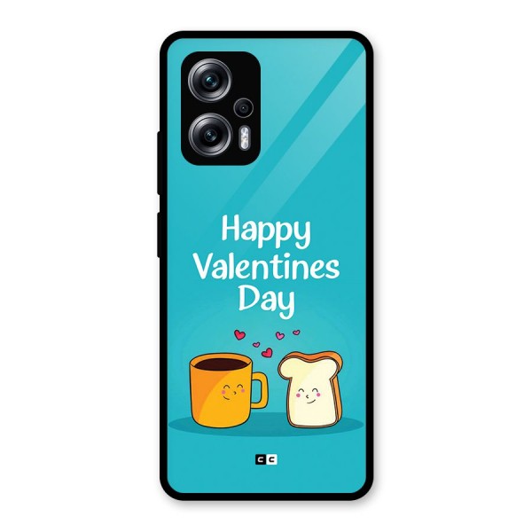 Valentine Proposal Glass Back Case for Redmi K50i