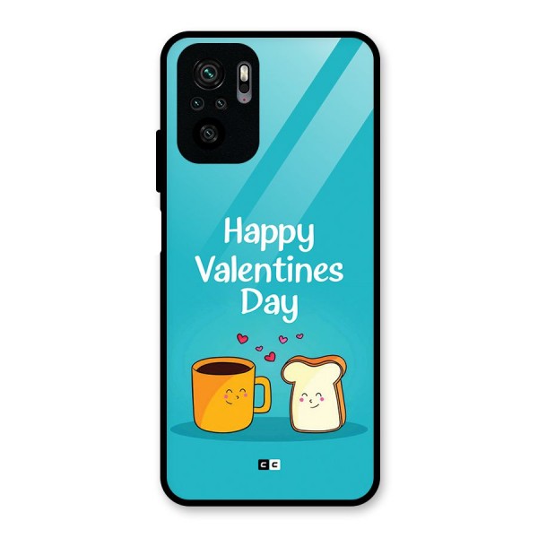 Valentine Proposal Glass Back Case for Redmi Note 10