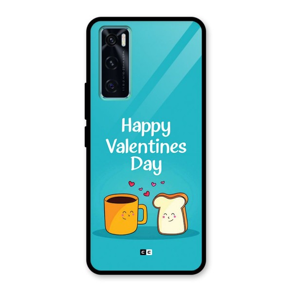 Valentine Proposal Glass Back Case for Vivo V20 SE