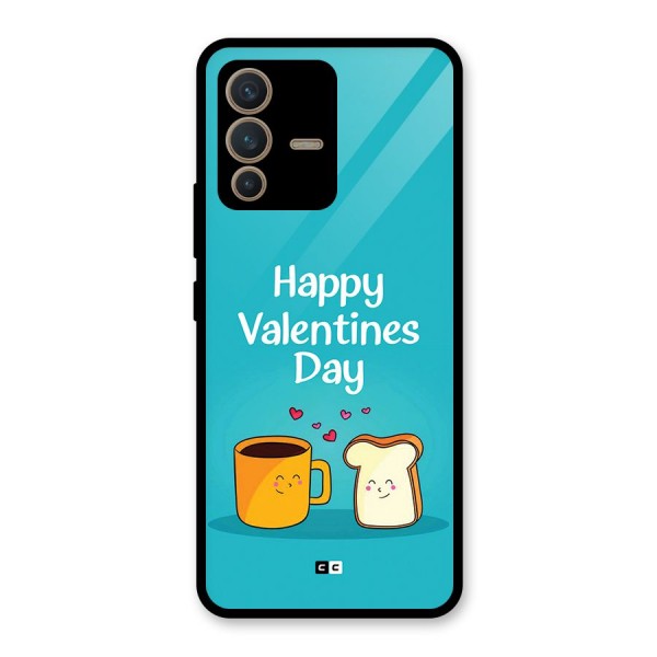 Valentine Proposal Glass Back Case for Vivo V23 5G