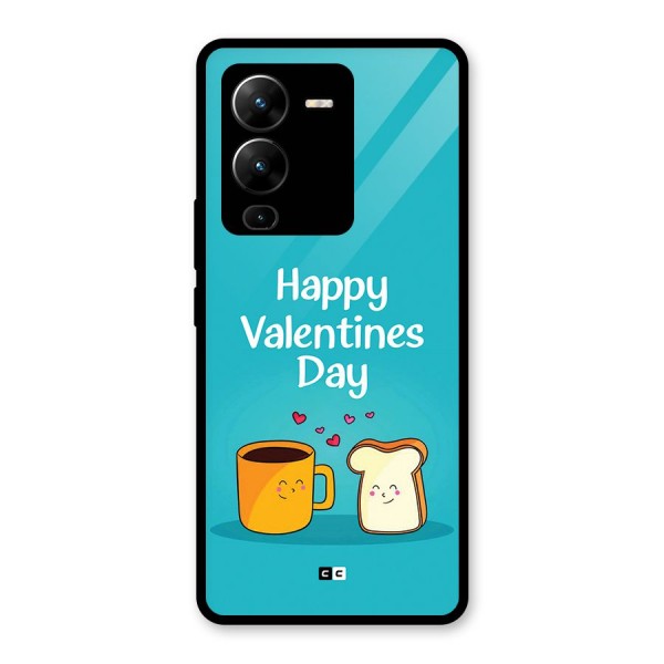 Valentine Proposal Glass Back Case for Vivo V25 Pro