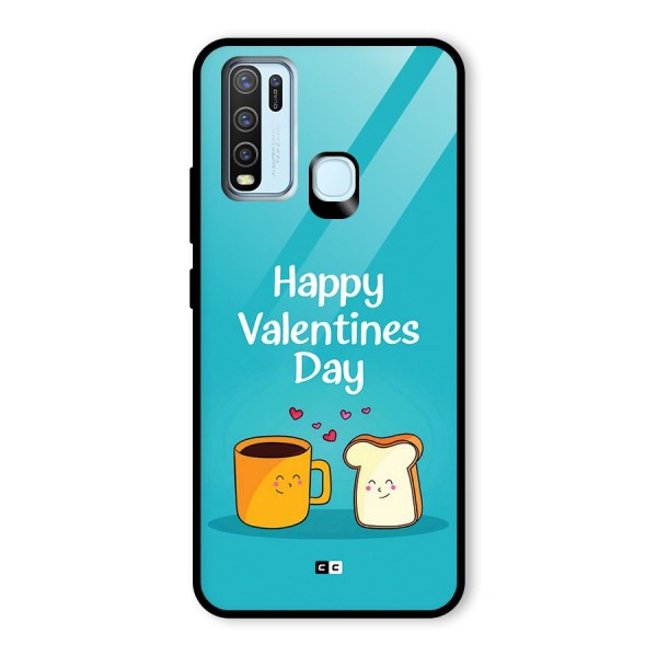 Valentine Proposal Glass Back Case for Vivo Y50