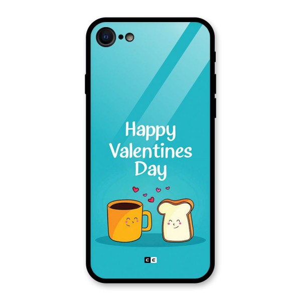 Valentine Proposal Glass Back Case for iPhone 8