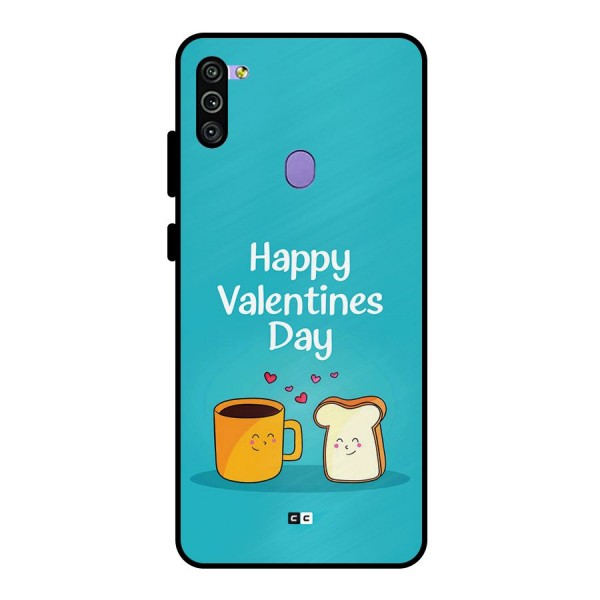 Valentine Proposal Metal Back Case for Galaxy M11