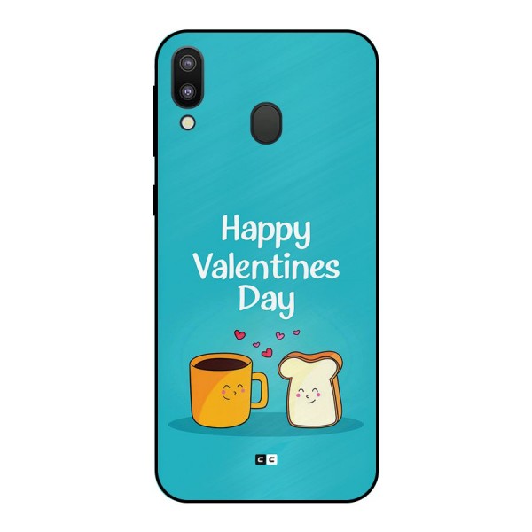 Valentine Proposal Metal Back Case for Galaxy M20