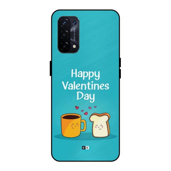 Valentine Proposal Metal Back Case for Oppo A74 5G