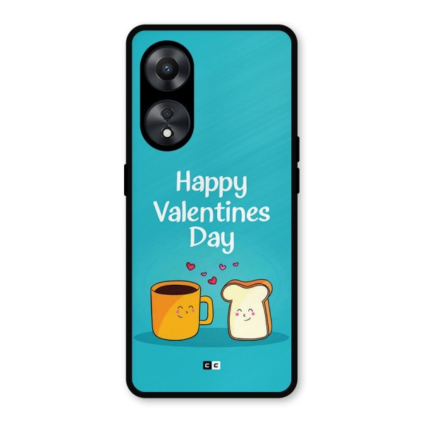 Valentine Proposal Metal Back Case for Oppo A78