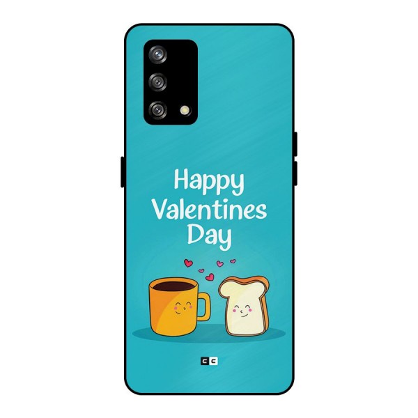 Valentine Proposal Metal Back Case for Oppo F19