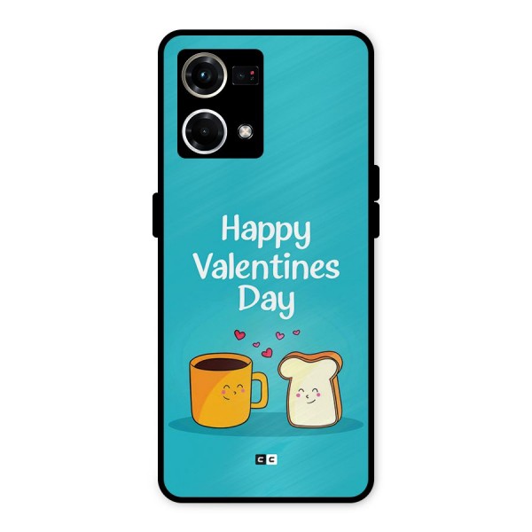 Valentine Proposal Metal Back Case for Oppo F21 Pro 4G