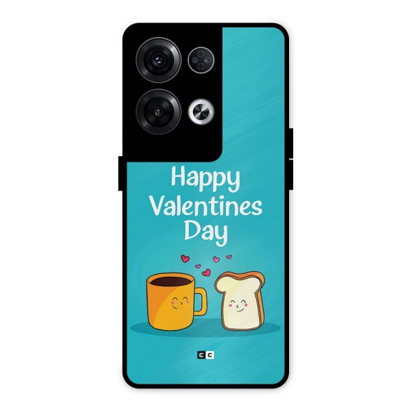 Valentine Proposal Metal Back Case for Oppo Reno8 Pro 5G