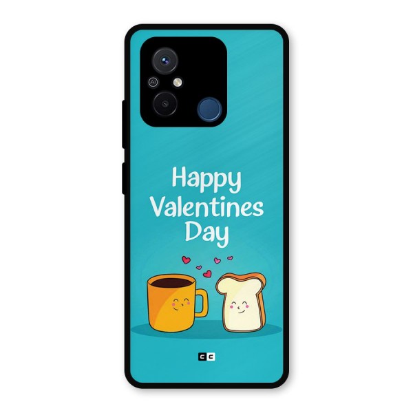 Valentine Proposal Metal Back Case for Poco C55