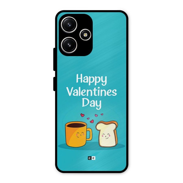 Valentine Proposal Metal Back Case for Poco M6 Pro