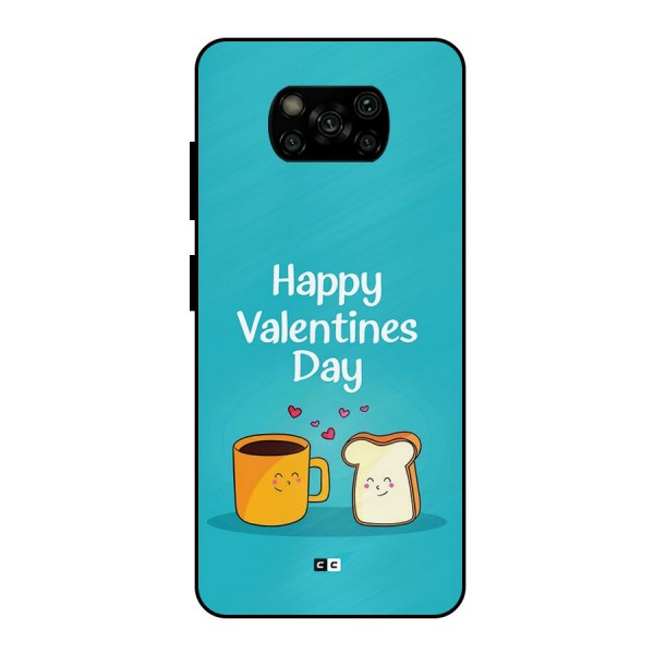 Valentine Proposal Metal Back Case for Poco X3