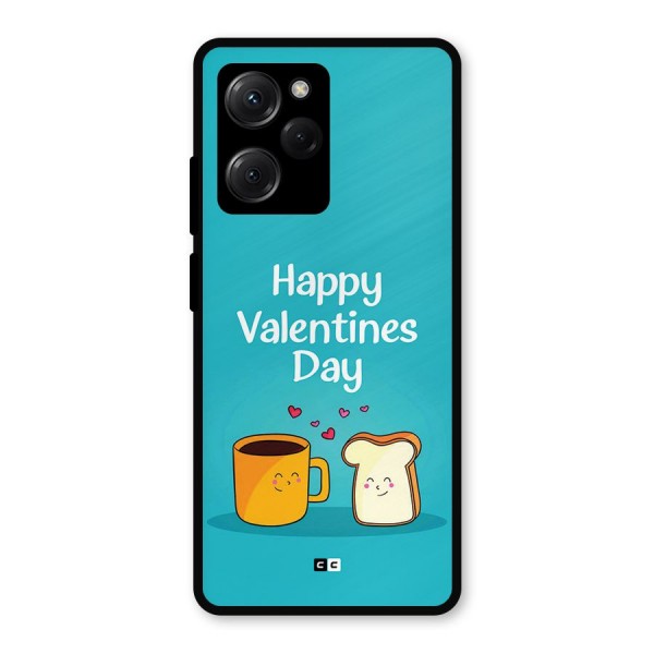 Valentine Proposal Metal Back Case for Poco X5 Pro