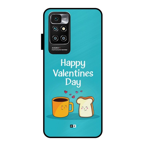 Valentine Proposal Metal Back Case for Redmi 10 Prime