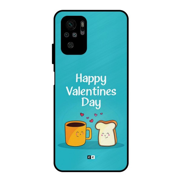 Valentine Proposal Metal Back Case for Redmi Note 10S