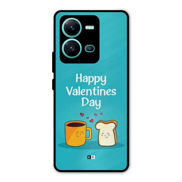 Valentine Proposal Metal Back Case for Vivo V25