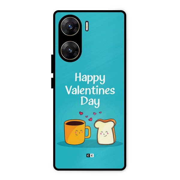 Valentine Proposal Metal Back Case for Vivo V29e