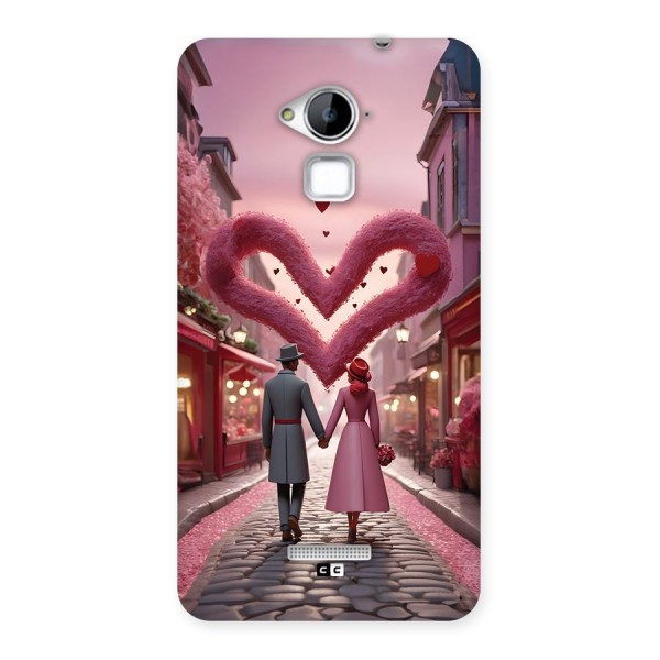 Valetines Couple Walking Back Case for Coolpad Note 3