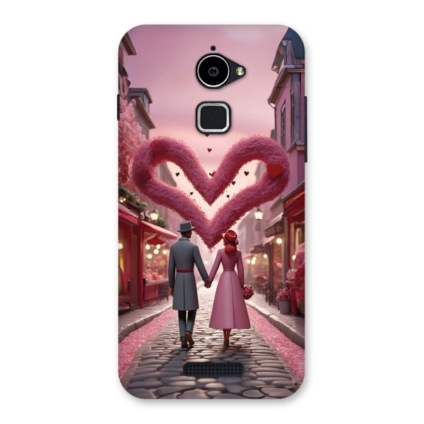 Valetines Couple Walking Back Case for Coolpad Note 3 Lite