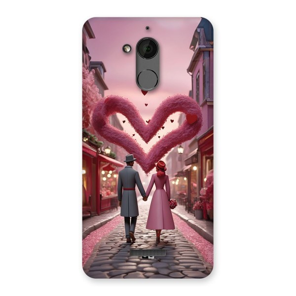 Valetines Couple Walking Back Case for Coolpad Note 5