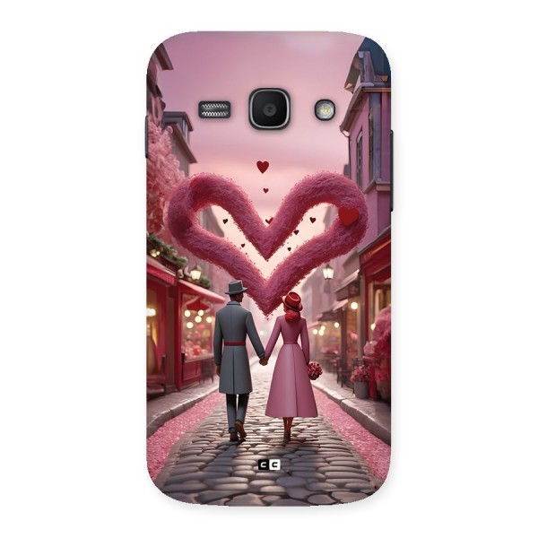 Valetines Couple Walking Back Case for Galaxy Ace3