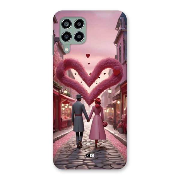 Valetines Couple Walking Back Case for Galaxy M33