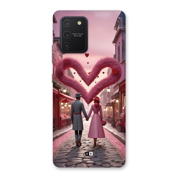 Valetines Couple Walking Back Case for Galaxy S10 Lite