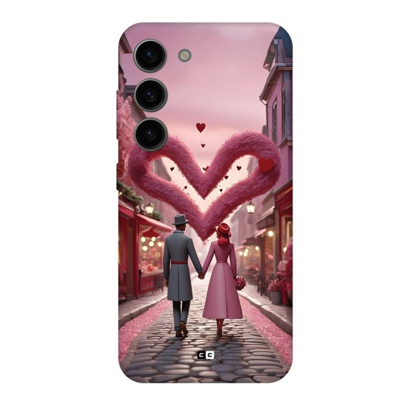 Valetines Couple Walking Back Case for Galaxy S23