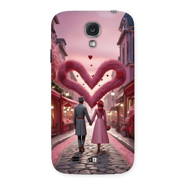 Valetines Couple Walking Back Case for Galaxy S4