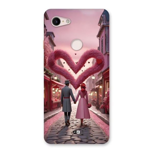 Valetines Couple Walking Back Case for Google Pixel 3 XL