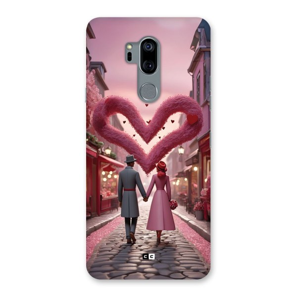 Valetines Couple Walking Back Case for LG G7