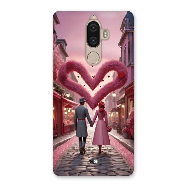 Valetines Couple Walking Back Case for Lenovo K8 Note