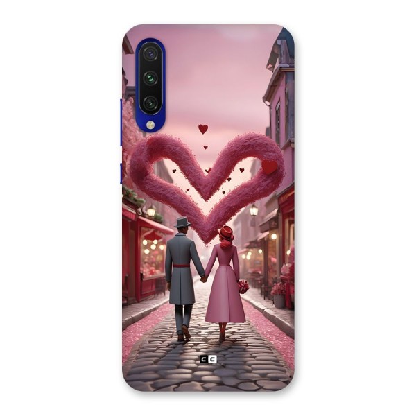 Valetines Couple Walking Back Case for Mi A3