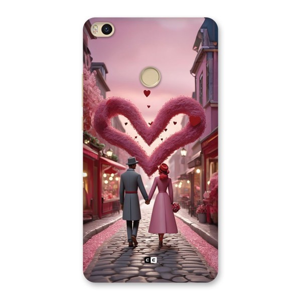 Valetines Couple Walking Back Case for Mi Max 2