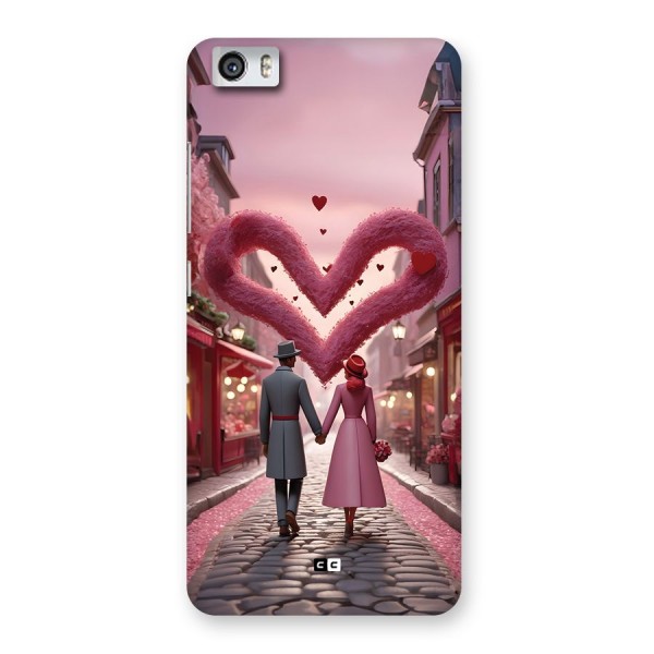 Valetines Couple Walking Back Case for Redmi Mi 5