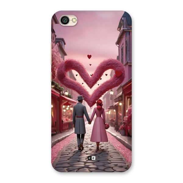 Valetines Couple Walking Back Case for Redmi Y1 Lite