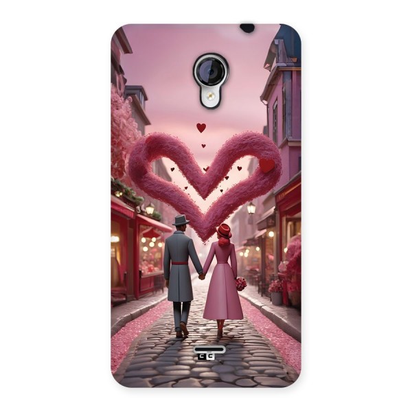 Valetines Couple Walking Back Case for Unite 2 A106