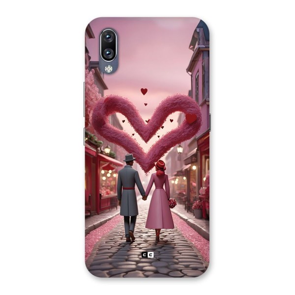 Valetines Couple Walking Back Case for Vivo NEX