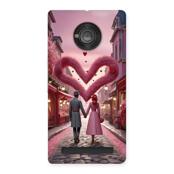 Valetines Couple Walking Back Case for Yuphoria