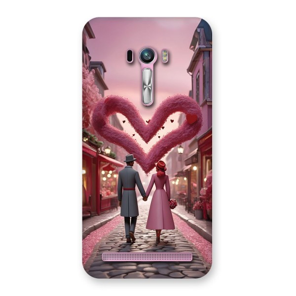 Valetines Couple Walking Back Case for Zenfone Selfie