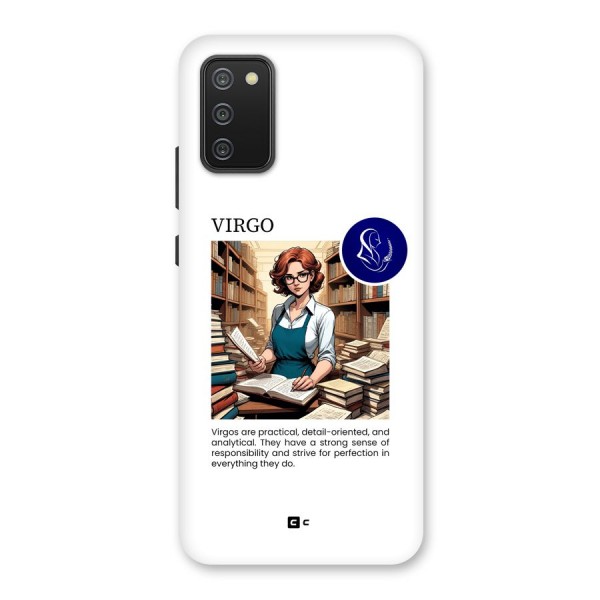 Valuable Virgo Back Case for Galaxy F02s