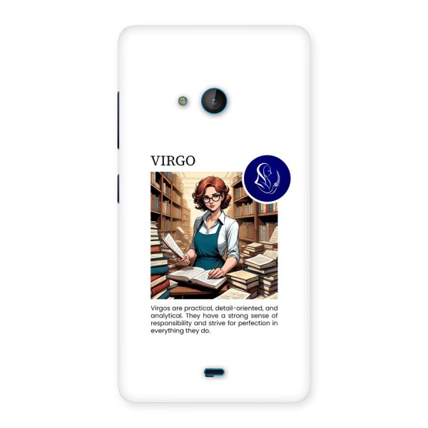 Valuable Virgo Back Case for Lumia 540